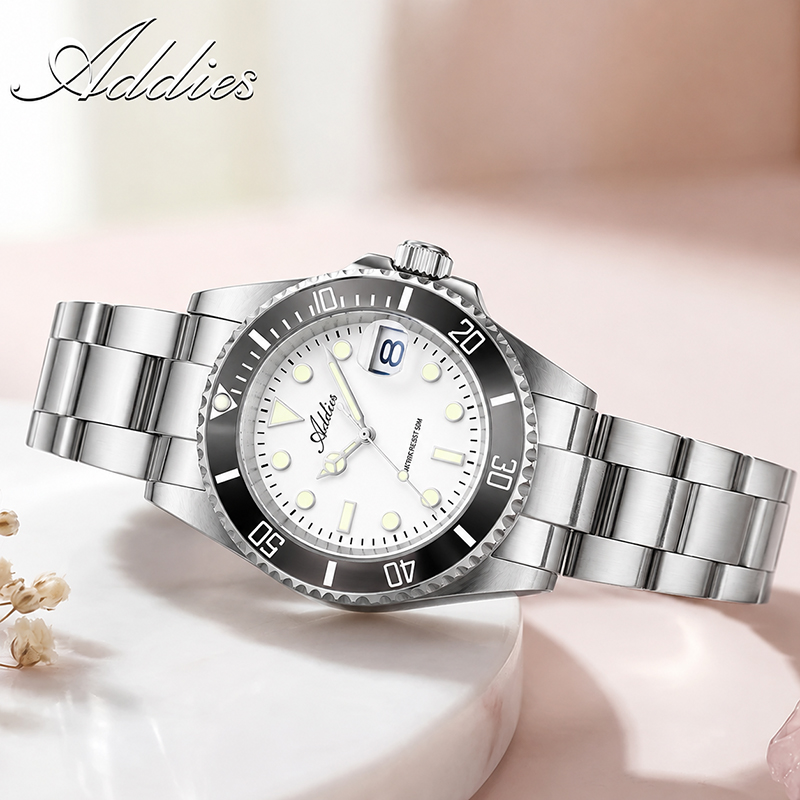 Watch Accessories - ADDIES 36mm 50m Waterdichte Dameshorloges Beroemd