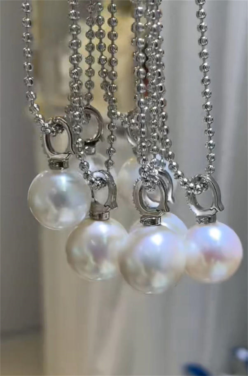 Pearl Choker Necklace Vintage - Klassieke elegante natuurlijke witte parel chokers
