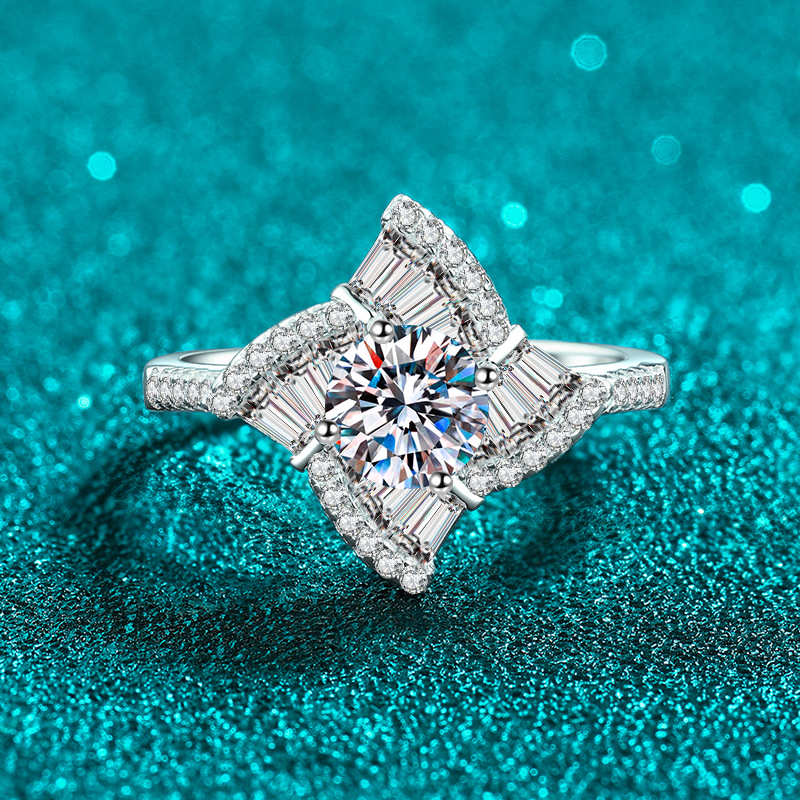 Apaison Sparkling 1 karaat D-k - Moissanite Engagement Ring 1 Carat recensie en prijs