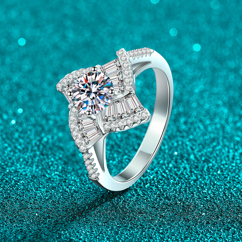 Apaison Sparkling 1 karaat D-k - Moissanite Engagement Ring 1 Carat recensie en prijs