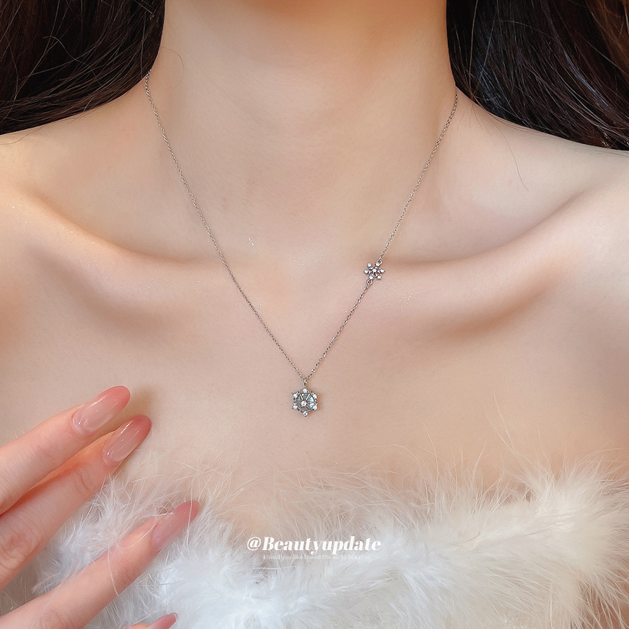 Sprankelende ketting met een h - Layered Pendant Necklace Aesthetic recensie en prijs