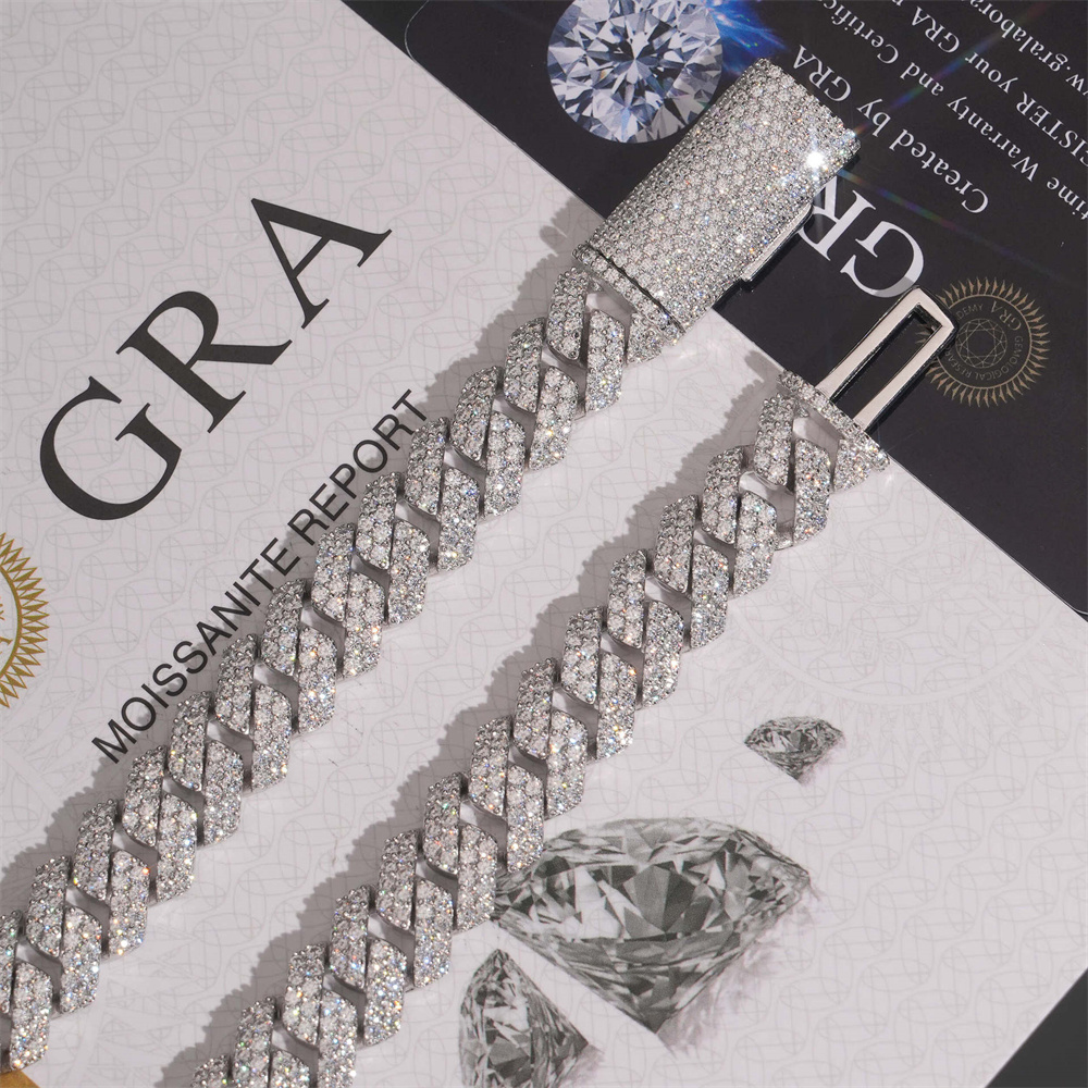 12mm Icedminer S925 Moissanite - Cuban Link Chain 12Mm recensie en prijs