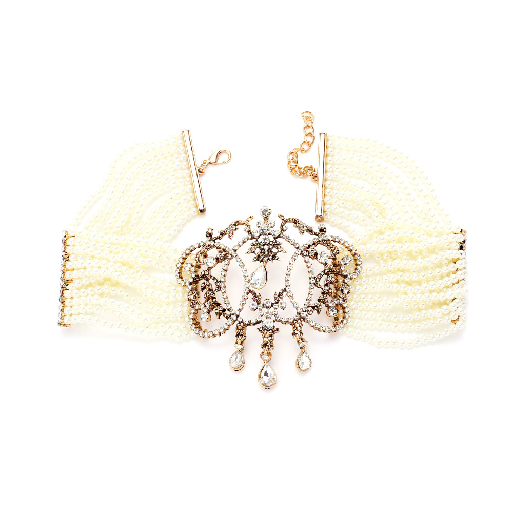 Vintage multi-strengs parelket - Pearl Choker Necklace Vintage recensie en prijs