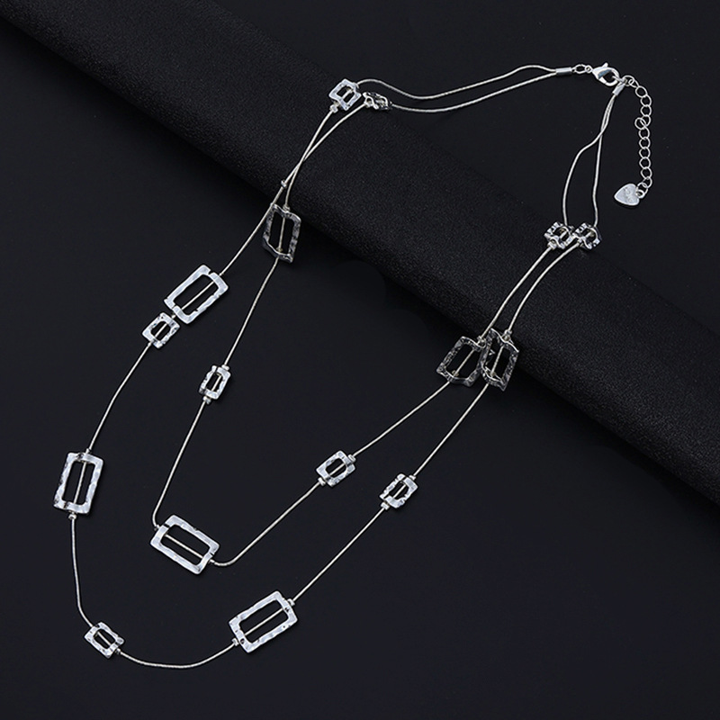 Gelaagde lange ketting met geh - Layered Pendant Necklace Aesthetic recensie en prijs