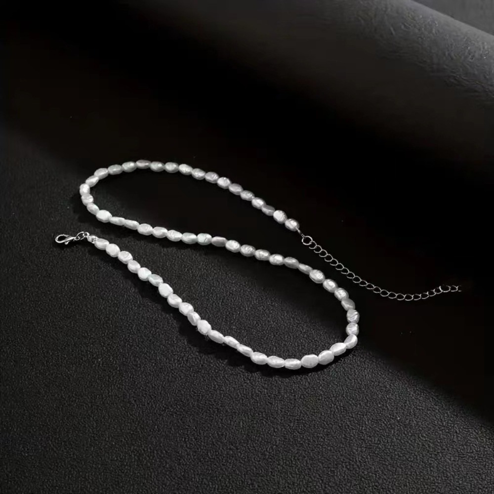 Eenvoudige imitatieparel choke - Pearl Choker Necklace Vintage recensie en prijs