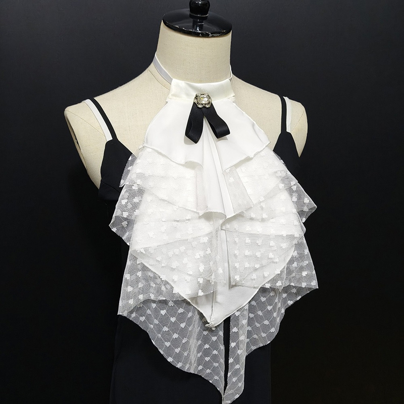 Witte kanten, gelaagde, afneem - Necklaces recensie en prijs