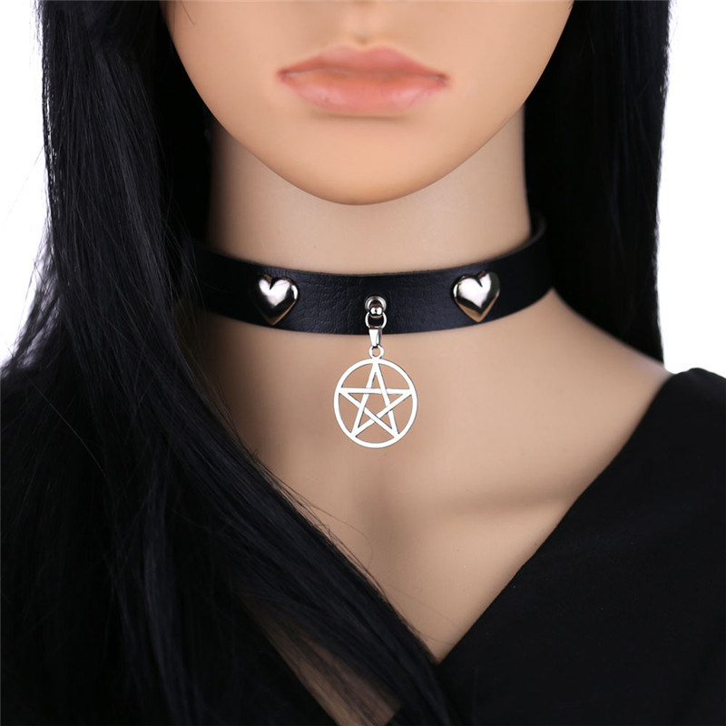 Punk Halloween Emo Cosplay Bla - Goth Punk Spike Choker recensie en prijs