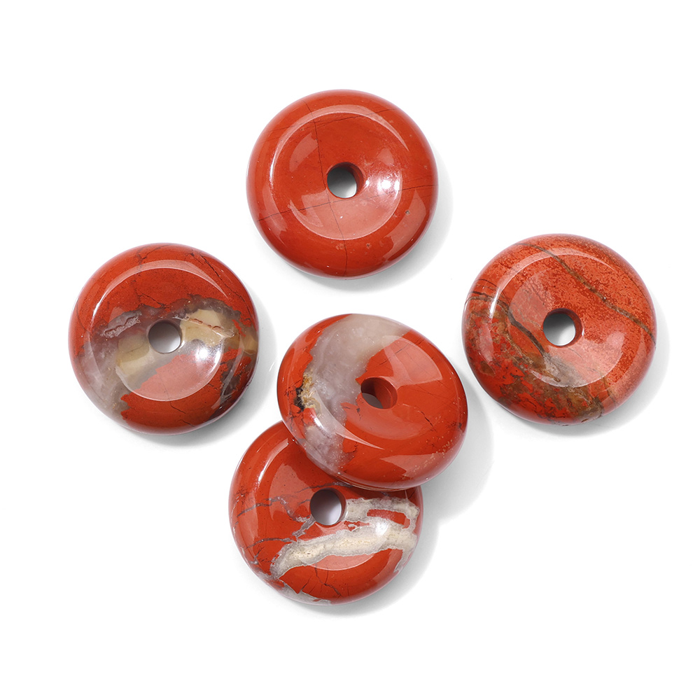 1pc 25MM Cirkel Donut voor Ket - Crystal Pendant Necklace Natural Stone recensie en prijs