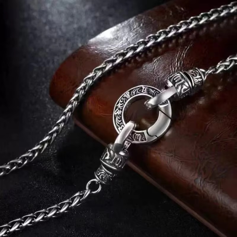 Nieuwe 925 Sterling zilveren k - 925 Sterling Silver Chain Necklace Men recensie en prijs